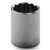 Vulcan MT6498679 Drive Socket, 9 mm Socket, 3/8 in Drive, 6-Point, Chrome Vanadium Steel, Chrome