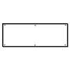 Schlage SC8400PA-619 8X34 Kick Plate, 34 in L, 8 in W, Aluminum, Satin Nickel