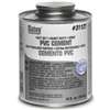 Oatey 31122 Heavy-Duty Fast Set Cement, 32 oz Can, Liquid, Gray