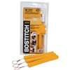 Bostitch SB-CAPS Cap Staple, 7/32 in W Crown, 1-1/2 in L Leg, 18 Gauge, Steel