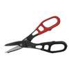 Malco Andy Snip MV12 Combination Snip, 12 in OAL, 3 in L Cut, Left, Right Cut, Steel Blade, Vinyl Grip Handle