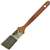 Linzer WC2125-1.5 Paint Brush, 1-1/2 in W, 2-1/4 in L Bristle, Polyester Bristle, Sash Handle