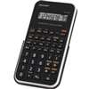 Sharp EL501XBGR Scientific Calculator, Battery, 10 Display, LCD Display, Black/Green