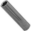 Vulcan MT6487804 Drive Socket, 6 mm Socket, 1/4 in Drive, 6-Point, Chrome Vanadium Steel, Chrome