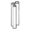 JM Eagle 27391 Pipe, 4 in, 10 ft L, DWV, Solvent Weld, SCH 40 Schedule, ABS/Foam, Black