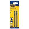 Irwin 3072406 Jig Saw Blade, 4 in L, 6 TPI
