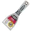 Hyde Pro Stainless Series 06408 Scraper, 3 in W Blade, 1-Edge Blade, Stainless Steel Blade, Plastic/Wood Handle