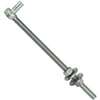 National Hardware N130-583 Full Threaded Bolt Hook, 5/8-11 Thread, 11-1/2 in L Thread, 13.12 in L, Steel, Zinc-Plated