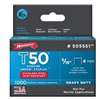 Arrow T50 Series 505SS1 Staple, 3/8 in W Crown, 5/16 in L Leg