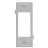 Eaton STC26 Series STC26W Wallplate, 4-1/2 in L, 2-3/4 in W, 1-Gang, Polycarbonate, White, High-Gloss
