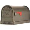 Gibraltar Mailboxes Arlington Series AR15T000 Mailbox, 1475 cu-in Capacity, Galvanized Steel, Bronze, 9-1/2 in W