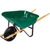 Landscapers Select 34564 Wheelbarrow, 6 cu-ft Volume, Steel, 1-Wheel, Pneumatic Wheel, 16 in Wheel
