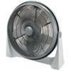 Camair AC100 Air Circulator, 20 in Dia Blade, 5-Blade, 3-Speed, Gray