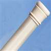 Zenna Home 608W/604W Shower Curtain Rod, 34-1/2 to 60 in L Adjustable, 1-1/4 in Dia Rod, Steel