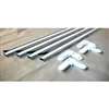 Make-2-Fit PL 7813 Screen Frame Kit, 4 ft L x 3/4 in W Dimensions, Aluminum, White, Painted, 8-Piece