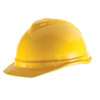 MSA 10034020 Hard Hat, 4-Point Fas-Trac III Suspension, Polyethylene Shell, Yellow, Class: C