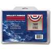 Valley Forge PFF-ST Full Fan Flag, 3 ft W, 6 ft H, Polycotton