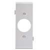 Eaton Wiring Devices STC7W Series Sectional Wallplate, White, 4-1/2 in L, 2-3/4 in W, 1-Gang, Polycarbonate, White
