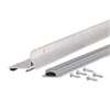 M-D 06015 Door Bottom with Drip Cap, Silver, 36 in L, 1-3/8 in W, 1-3/32 in H, Aluminum