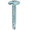 Teks 21520 Lath Screw, #8 Thread, 1.63 in L, Truss Head, Phillips Drive, Drill Point, Steel, Zinc, 260 PK