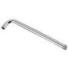 Boston Harbor B1180CP Shower Arm, 1/2-14 Connection, Threaded, 2.75 in L, Stainless Steel, 90 deg
