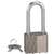 ProSource HD00022L Padlock, Long Shackle, 9/32 in Dia Shackle, 3 in H Shackle, Steel Shackle, Steel Body