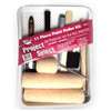 Linzer RS611 Roller and Tray Set, Metal, Includes: (2) 3/8 in Roller Covers, Metal Tray, Tray Liner, Extension Handle