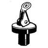 US Hardware M-310C Bailer Plug, Neoprene, For: 5/8 in Dia Livewell or Baitwell Drain