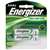 Energizer NH12BP-2 Battery, 1.2 V Battery, 850 mAh, AAA Battery, Nickel-Metal Hydride, Rechargeable, Black