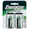 Energizer NH50BP-2 Battery, 1.2 V Battery, 2500 mAh, D Battery, Nickel-Metal Hydride, Rechargeable