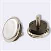 Shepherd Hardware 9449 Furniture Glide, Round, 7/8 in Dia Dimensions, Metal/Rubber, Silver, 4/PK