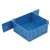 Carlon A521DE Outlet Box, 2 -Gang, 7 -Knockout, PVC, Blue, Bracket Mounting