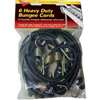 Keeper 06356 Bungee Cord, Rubber, Hook End, 6/PK