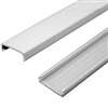 Wiremold NMW Series NMW1 Raceway Wire Channel, 60 in L, 1-5/16 in W, 1-Channel, Plastic, White