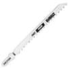 DEWALT DW3750H Jig Saw Blade, 1/4 in W, 6 TPI, 4 in L