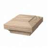 UFP 105701 Post Cap, 6 in L, 6 in W, Wood
