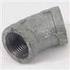 ProSource 4-2G Pipe Elbow, 2 in, Threaded, 45 deg Angle, 40 Schedule, 300 psi Pressure