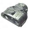 Halex 15803B Flex Duplex Connector, 3/8 in, Zinc, 25/PK