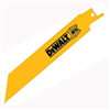 DEWALT DW4811B25 Reciprocating Saw Blade, Applicable Materials: Angle Iron, Metal, Rubber, 3/4 in W, 6 in L