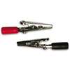 Gardner Bender 14-077 Alligator Clip, 7/16 in Jaw Opening, 22 to 14 AWG Wire, Vinyl Insulation, Black/Red