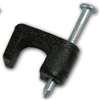 Gardner Bender PSB-1650T Cable Staple, 1/4 in W Crown, Polyethylene
