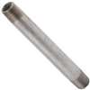 ProSource 1X10G Pipe Nipple, 1 in, Threaded, Steel, 10 in L