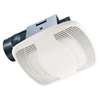 Air King BFQ90 Exhaust Fan, 8-11/16 in L, 9-1/8 in W, 0.5 A, 120 V, 1-Speed, 90 cfm Air, ABS, White