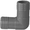 Boshart UPPE-12 Pipe Elbow, 1-1/4 in, Insert, 90 deg Angle, Polypropylene, Gray