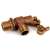 B & K 109-813 Tank Float Valve, 1/2 in, Male x Male, 20 TPI Rod, 1/4 in L Rod, Bronze Body