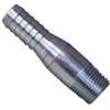 Boshart UNLMAS-050 Pipe Adapter, 1/2 in, Insert, 1/2 in, MPT, Steel, Zinc