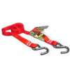 Keeper 85513 Tie-Down, 1 in W, 13 ft L, Nylon, Orange, 400 lb, S-Hook End Fitting