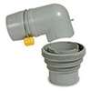 ADAPTER SEWER W/ELBOW - Case of 2