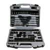 STANLEY 92-839 Socket Set, Vanadium Steel, Chrome, Black, Specifications: 1/4, 3/8 in Drive Size