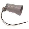 Hubbell 5606-0 Lamp Holder, Adjustable, Weatherproof, 5 in L x 2.094 in W x 2.094 in H Dimensions, 120 V, Gray